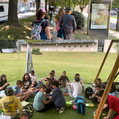 Excursión a Lugo dos alumnos do club de lectura