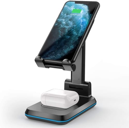 SHSTFD Phone Stand 2 in 1 Dual Wireless Charging