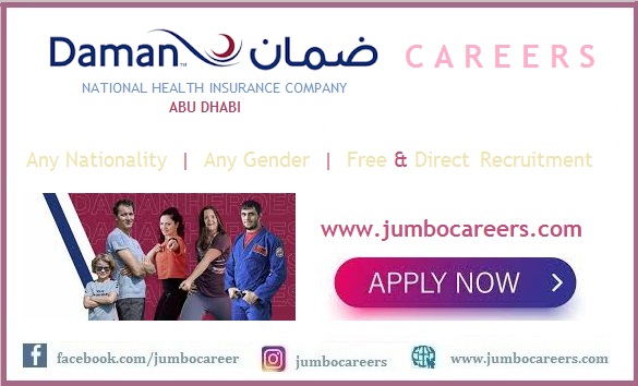 Daman Abu Dhabi Job Vacancies 2023 | Daman UAE HR Email ID