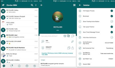 Download BBM Mod Delight Apk V3.1.0.13 Terbaru