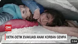 Detik-detik Evakuasi Anak Korban Gempa Turkiye dan Suriah