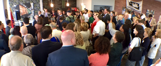 Crowd at the Corker townhall