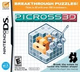 Picross 3D, game, ds, puzzle, screen, image, screenshot, box, art