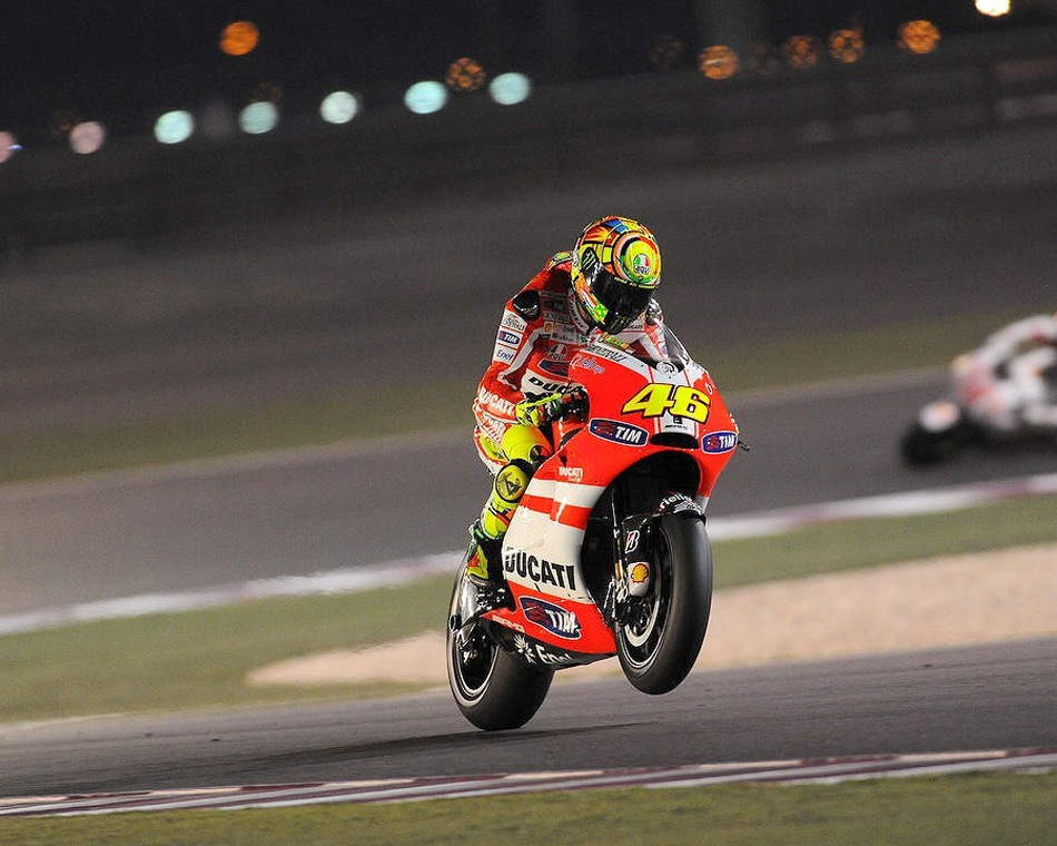 valentino rossi ducati team. Valentino Rossi will start his