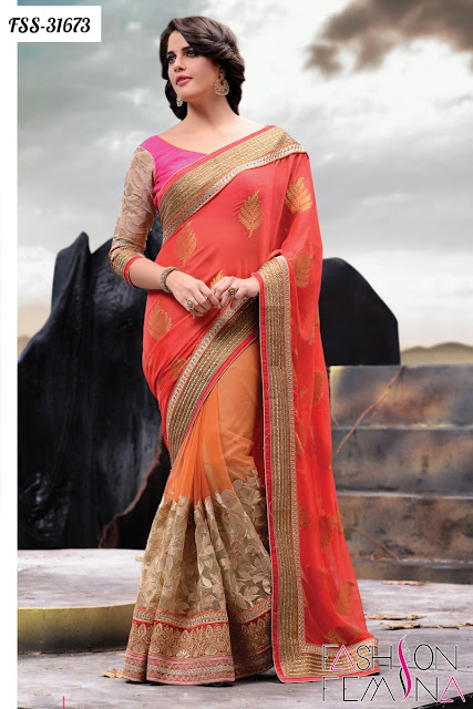 Most Beautiful and latest Women Wedding Designer Sarees Online Shopping