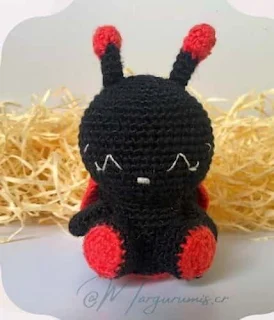 PATRON GRATIS MARIQUITA AMIGURUMI 63949