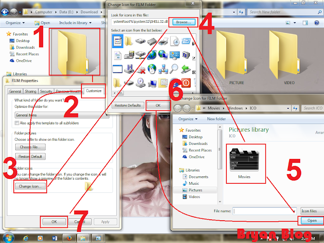 Cara Merubah Icon Folder Dengan Gambar