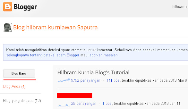 Cara Membuat Blog di Blogspot