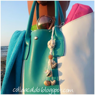 Tutorial beach bag charm colla a caldo