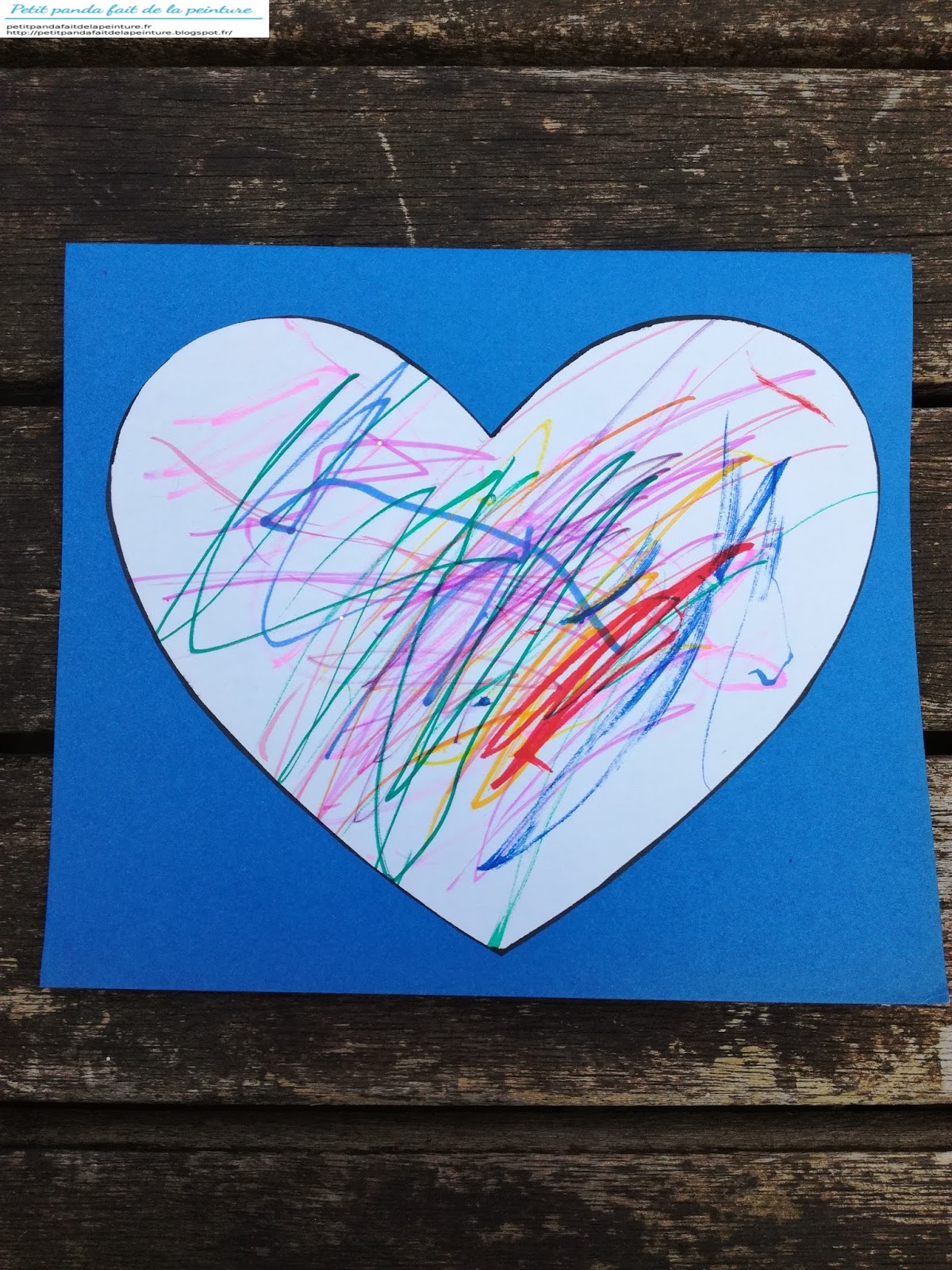 Carte fªte des m¨res carte avec coeur colorié dessin coeur   imprimer dessin coeur   colorier