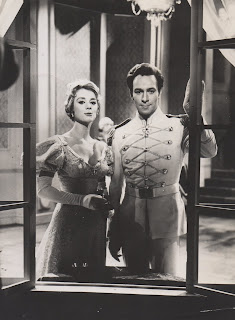 Inger Stevens and Christopher Plummer in Prisoner of Zenda