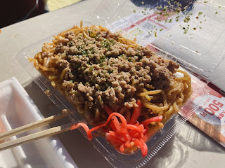 焼きそばもボリュームたっぷりで