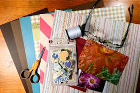 scrapbooking, Jillibean Soup, Crate Paper, Studio Calico, American Crafts cardstock, Fiscars scissors