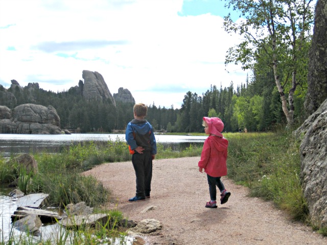 Sylvan Lake black hills south dakota lake trail hiking kids mountains