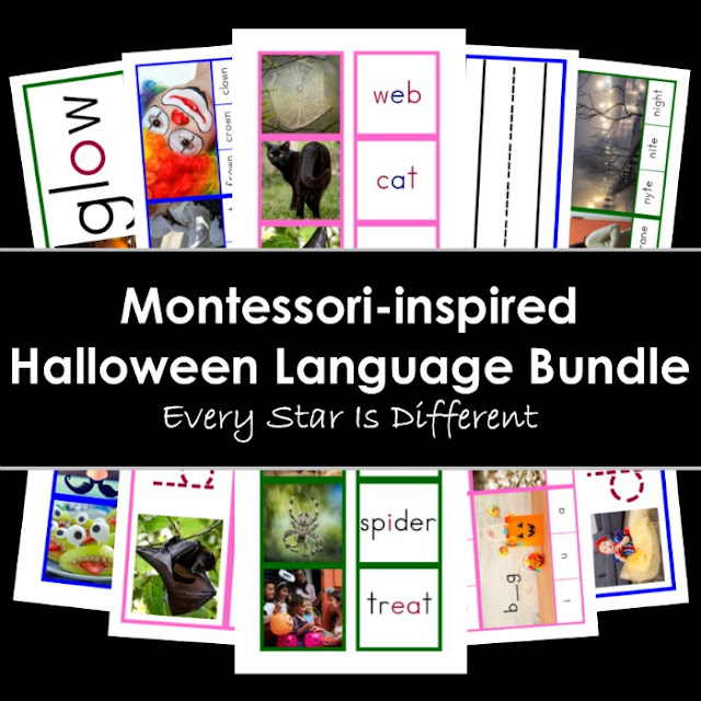 Montessori-inspired Halloween Language Bundle