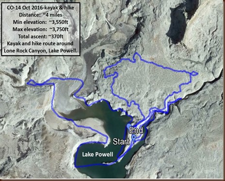 Lake Powell-14 Oct 2016-kayak and hike