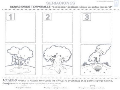 FICHAS DE MATEMÁTICA LÓGICA - SERIACIONES TEMPORALES