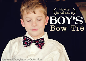 how to sew a bow tie