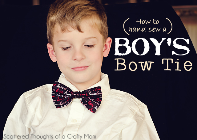 how to sew a bow tie