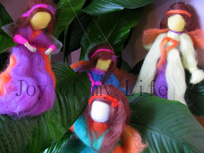 Kids Crafts: Felted Fairy Dolls (Waldorf-style)