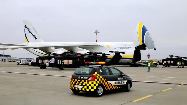 The An-124 Ruslan Transport Aircraft that delivered the S-70i Black Hawk Helicopters to the Philippines. Photo by Alice Kacprzak