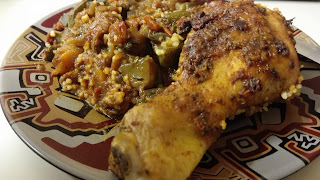 Chicken with ratatouille couscous