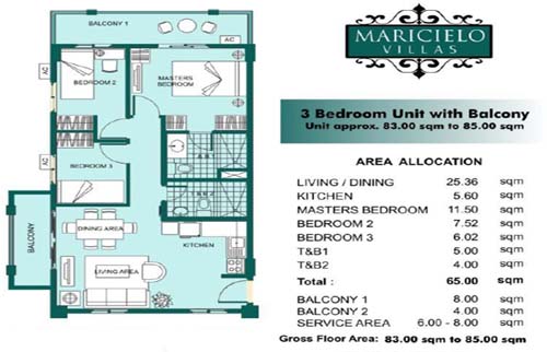 Apartment Floor Plans 2 Bedroom