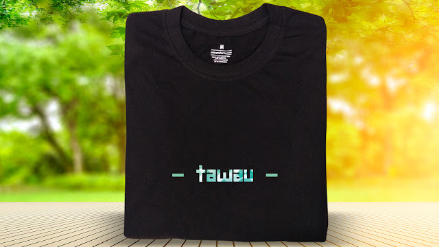 SCS023-BG0100-P6FC-CTS Tawau T Shirt Design Tawau T shirt Printing Custom T Shirt Courier To Tawau Malaysia STANDEE