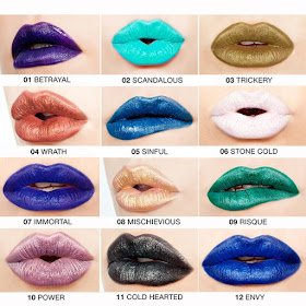 NYX wicked lippies my picks (Great for Halloween)