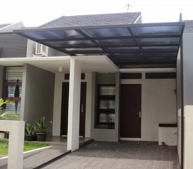 Model Desain Teras Rumah Cor Minimalis