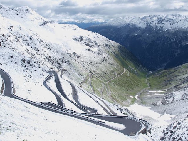 The Stelvio Pass, Italy