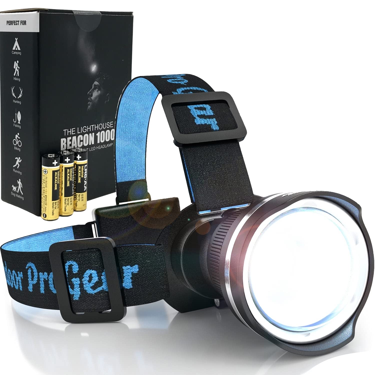 Image of Headlamp for hiking outdoors