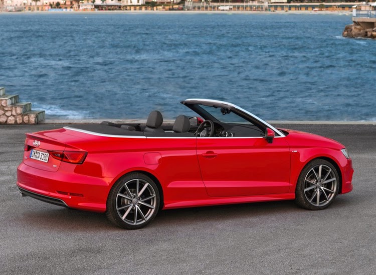 Audi A3 Cabriolet - Rear Angle, 2014