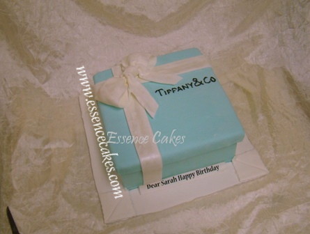 gift boxes cake. Tiffany Gift Box Cake