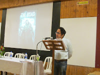 Rajat Chaudhuri delivering a keynote address at St Andrews College, Mumbai