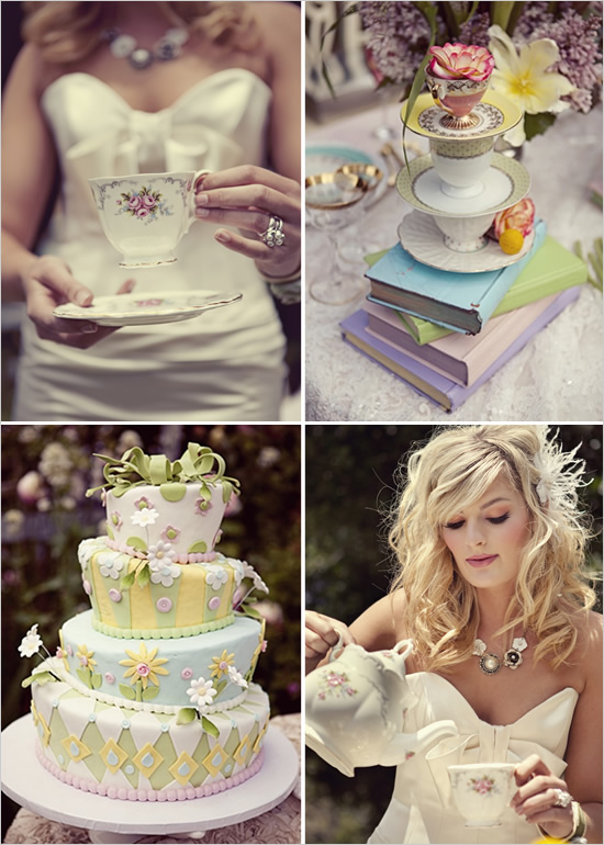 alice in wonderland wedding cake