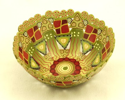 polymer clay, bowl