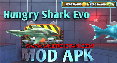 Hungry Shark Evolution Mod Apk v6.5.0 Mega Mod Terbaru