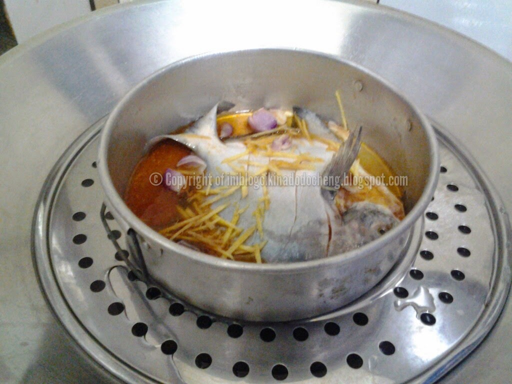 Blog cik ina: resepi ikan bawal tambak kukus soya sauce 