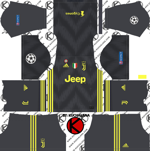 Juventus 2018 19 Kit Dream League Soccer Kits Kuchalana