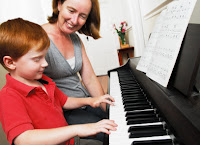 piano teacher & student