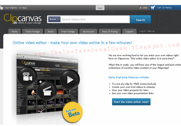 Online video editor  make Your own video online اضافة تأثيرات على الفيديوهات اون لاين