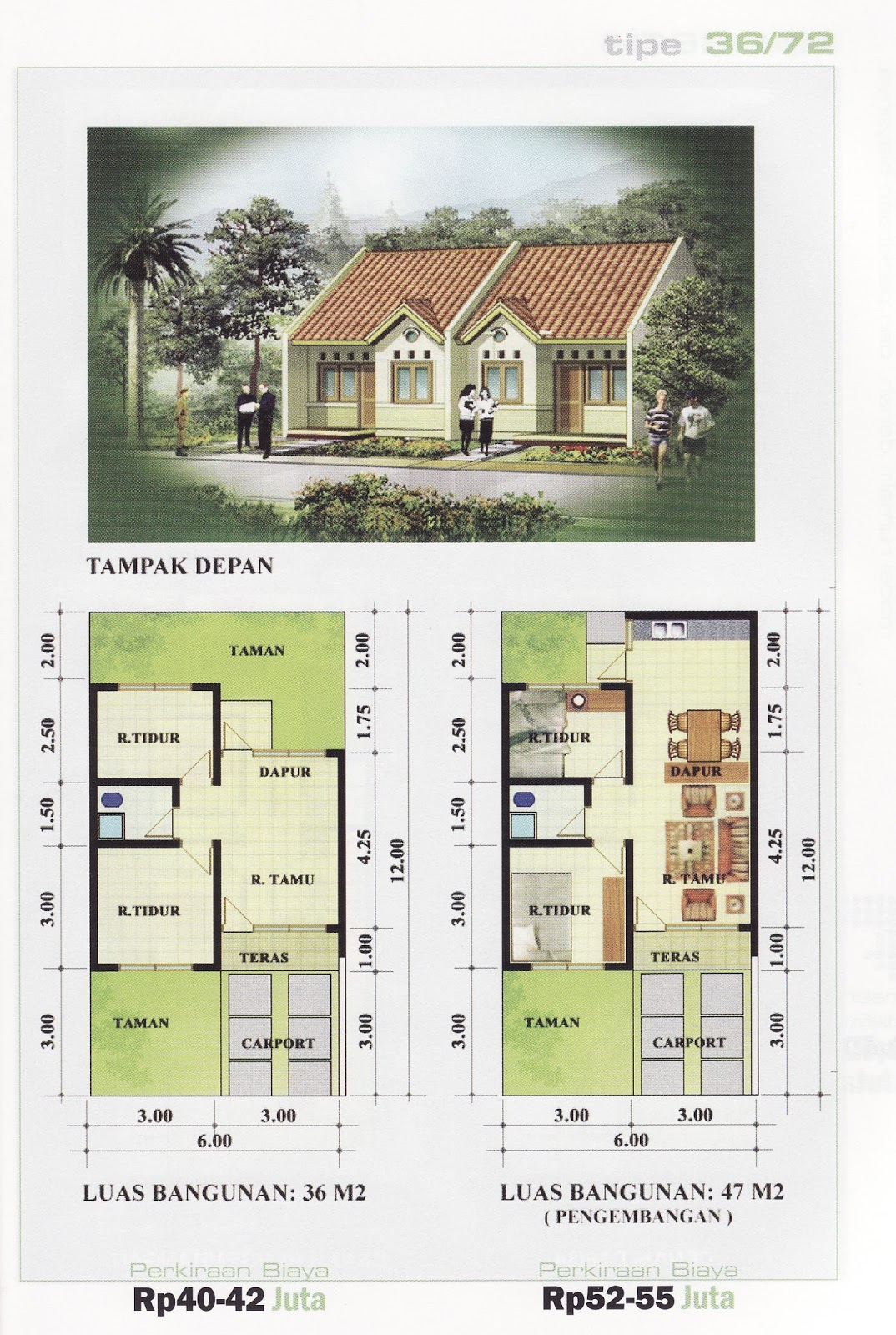Gambar Desain Rumah  7x8 Griya Rumah 