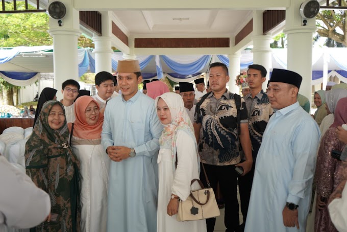 Ratusan Antusias Masyarakat Hadiri Open House Idul Fitri 