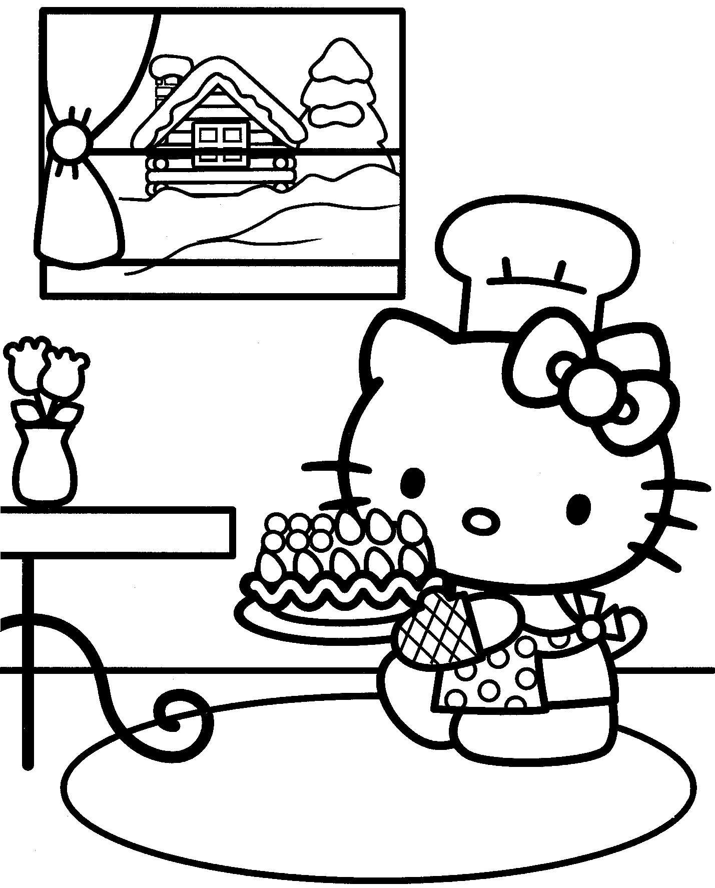 Download Coloring Pages Hello Kitty - 278+ SVG Cut File for Cricut, Silhouette and Other Machine