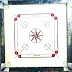 Gencliq Big Size Wooden Carrom Board with Wooden Coins & Striker 32x32 Inches