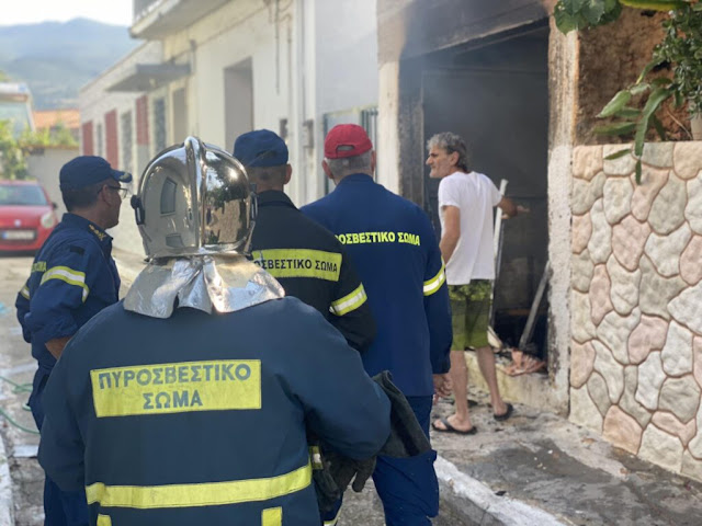 Καλαμάτα: Αναστάτωση από φωτιά στη Ράχη με έγκαιρη επέμβαση