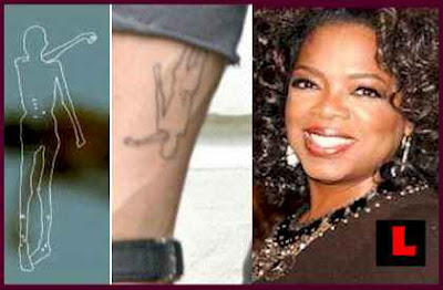 Replication of Brad Pitt ice man tattoo courtesy of LaLateNews