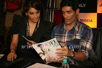 Bipasha Basu and Manish Malhotra at Vero Moda Model Auditions