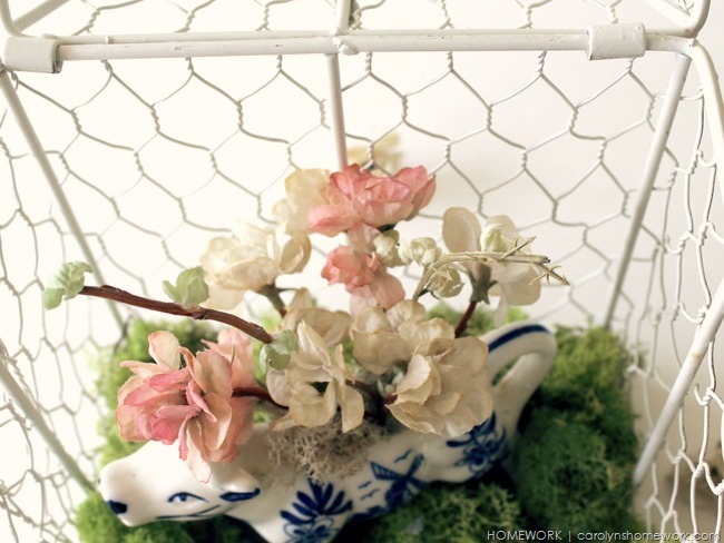 Spring Birdcage via homework  | carolynshomework.com